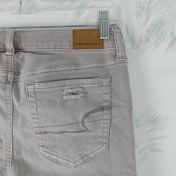 American Eagle Super Stretch Jeggings Lavender 2 - Picture 6 of 10